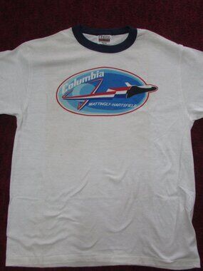 Rare Vintage Space Shuttle STS 4 Commemorative T shirt and Ephemera